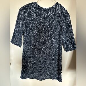Women’s banana republic navy white mini mod shift dress size 2. Preppy